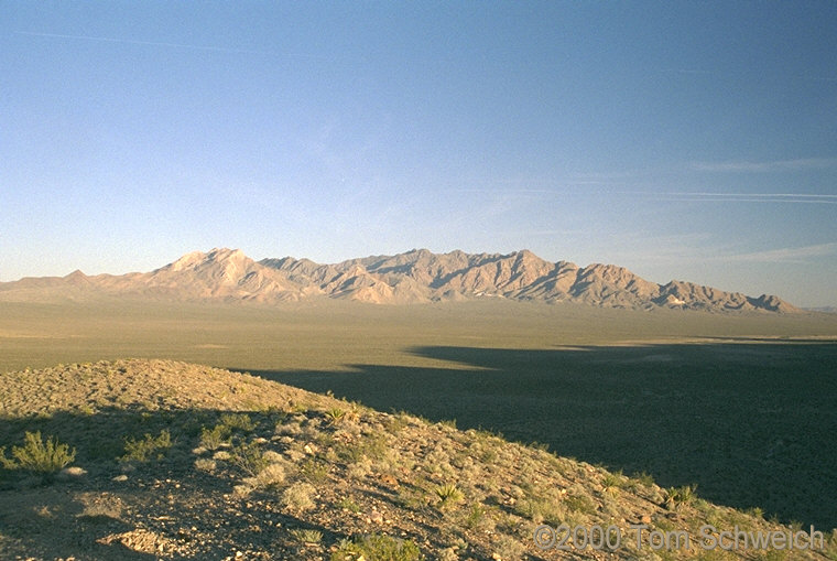 Kingston Range as seen in late afternoon from Emigrant Pass.