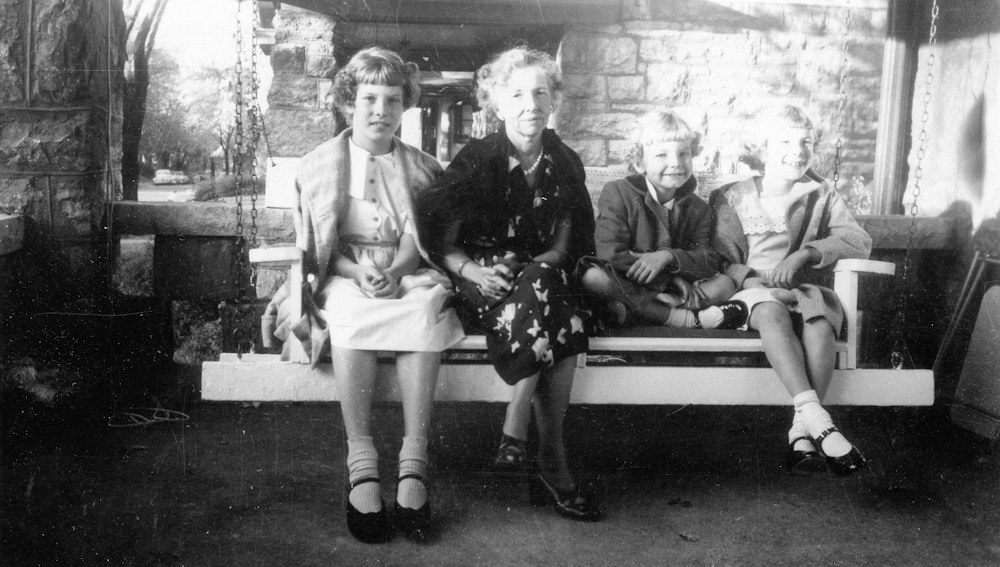 Ruth Shaw with Marietta, Elizabeth, and Nancy