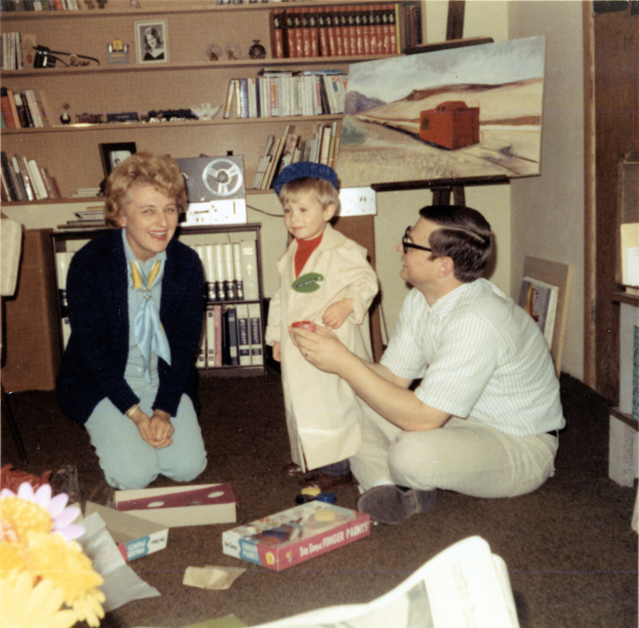 Lydia, Matt and Tom in May 1970