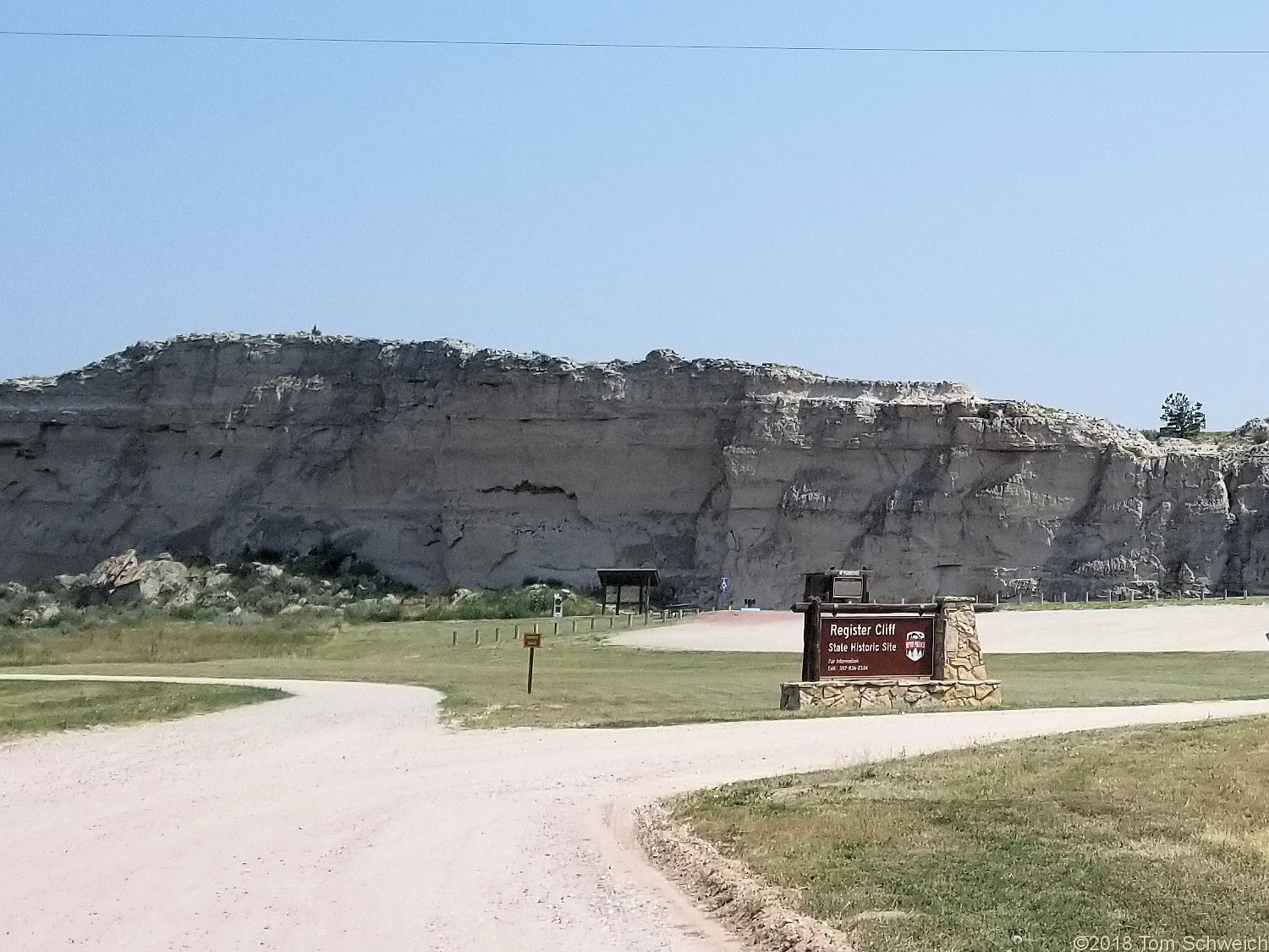 Wyoming, Platte County, Guernsey, Register Cliff