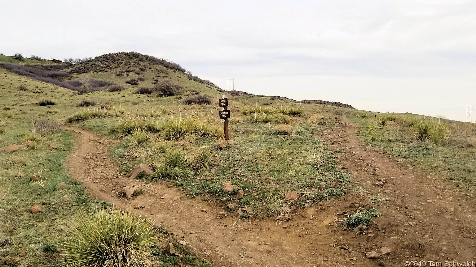 Colorado, Jefferson County, South Table Mountain, Cretaceous Trail, Tertiary Trail