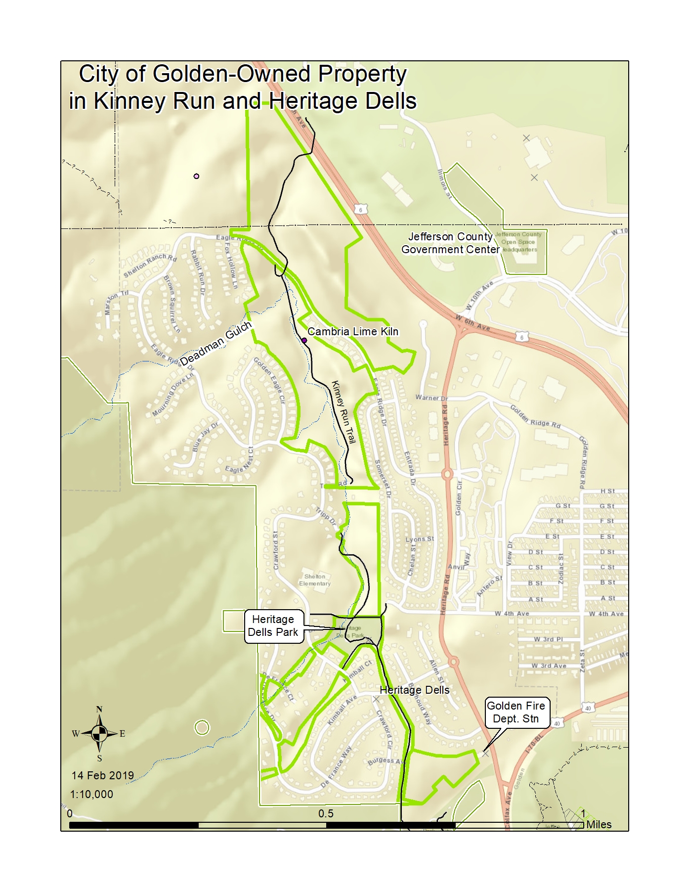 Colorado, Jefferson County, Kinney Run, Heritage Dells, Deadman Gulch, Eagle Ridge