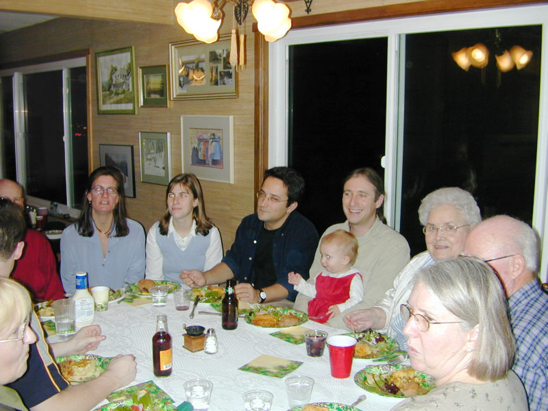 Christmas Eve dinner at Granddaddy's.