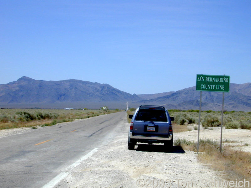 Mesquite Valley, Kingston Road, San Bernardino County, California