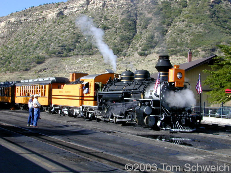 Durango and Silverton Narrow Gauge Railroad.