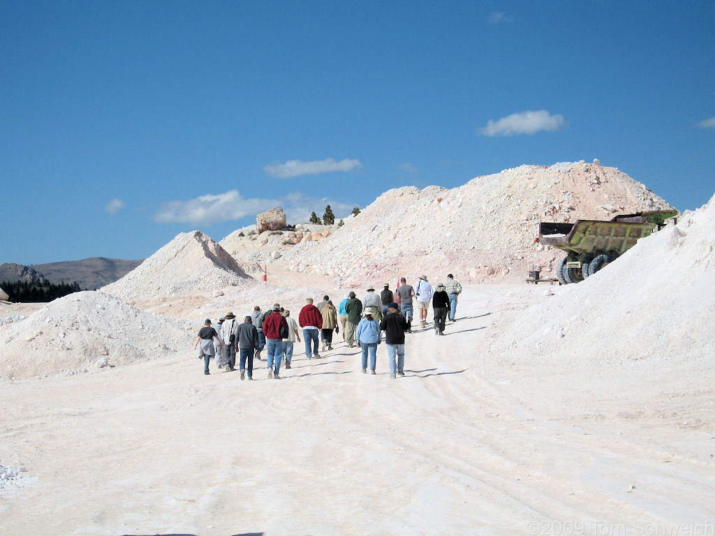 California, Mono County, Huntley Kaolinite Quarry
