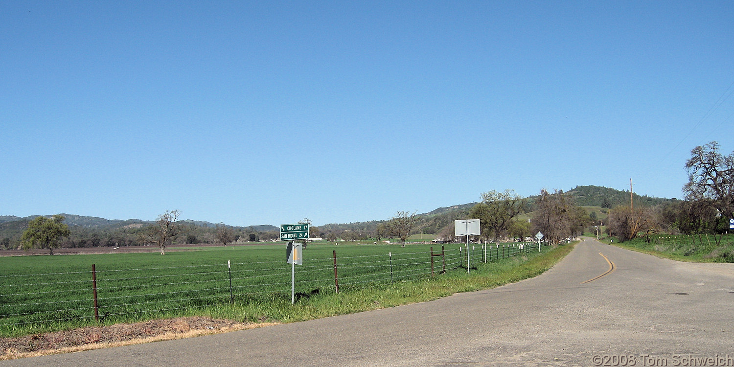 California, Monterey County, Parkfield area