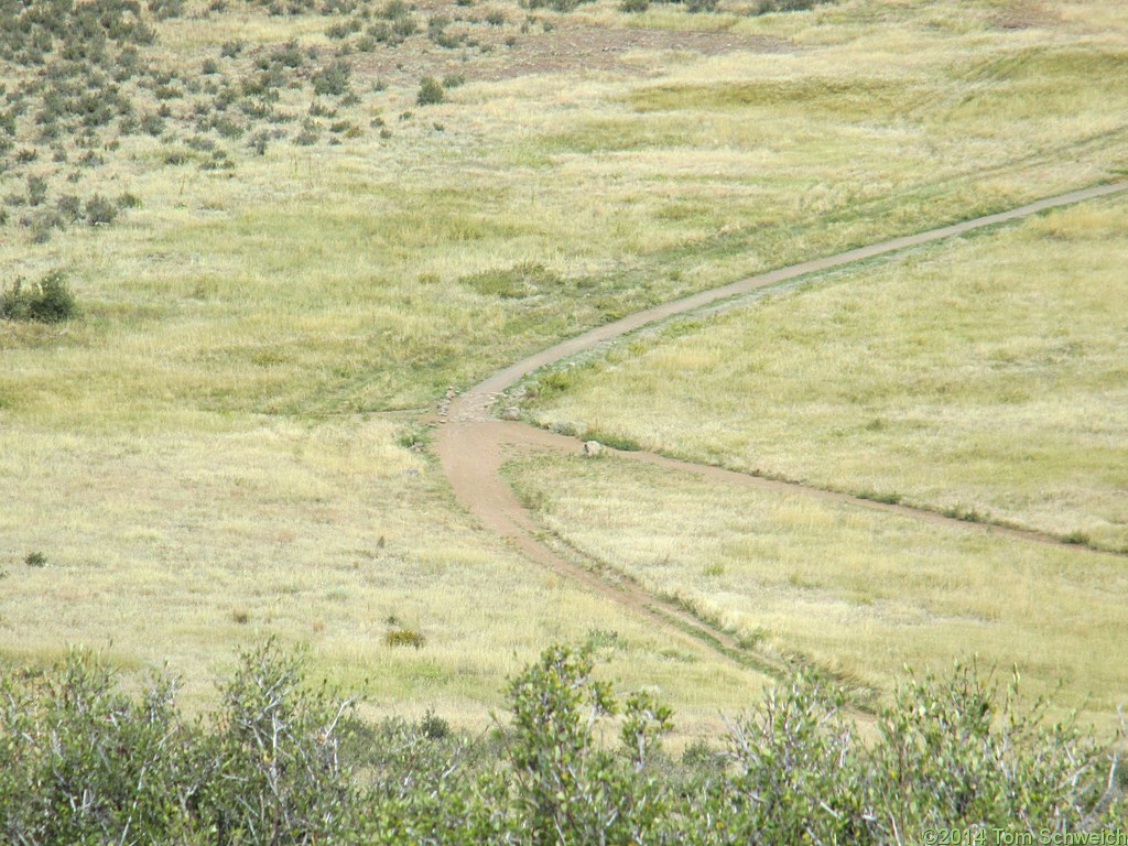 Colorado, North Table Mountain, North Table Mountain, Trail junction