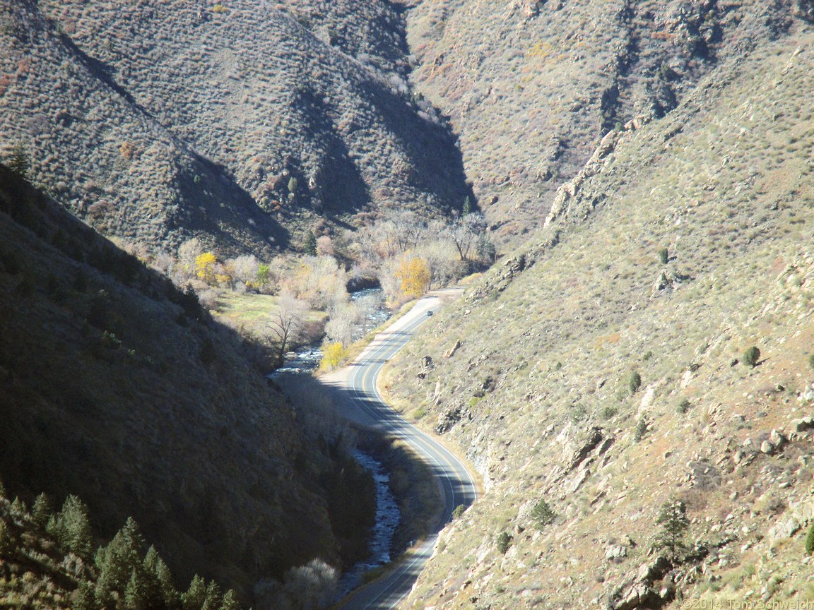 Colorado, Jefferson County, Golden, Clear Creek Canyon