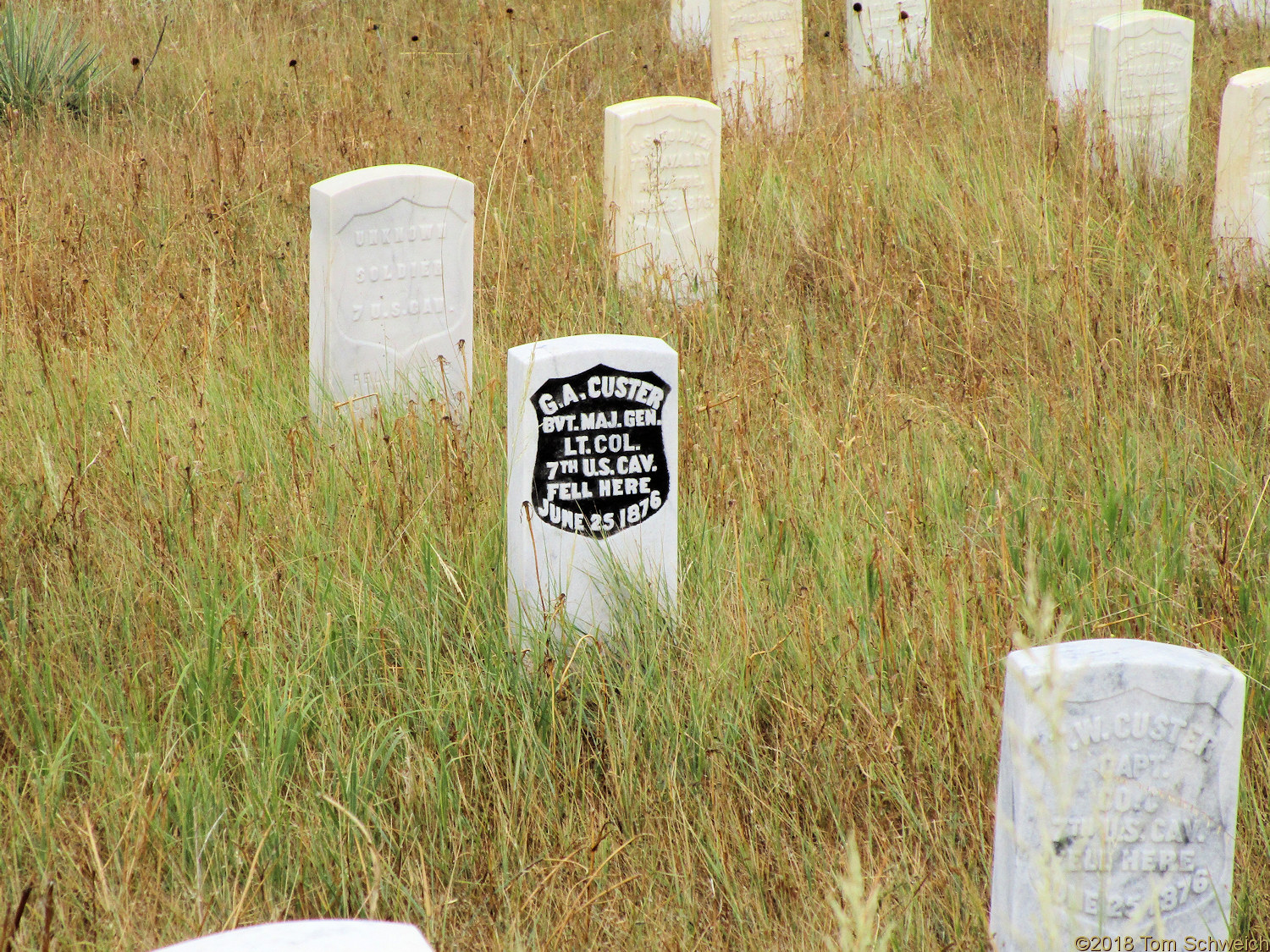 Montana, Big Horn County, Little Bighorn Battlefield National Monument