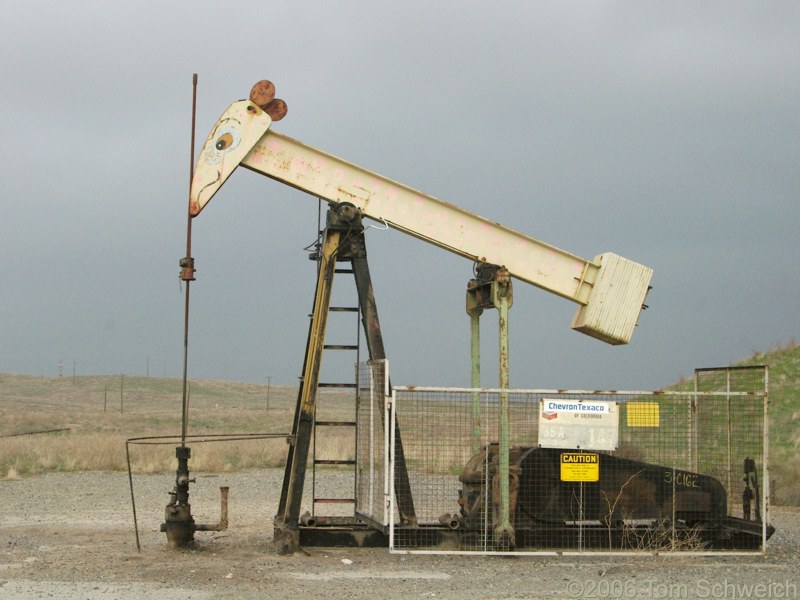 Oil pump, mouse, Iron Zoo, Fresno County, California