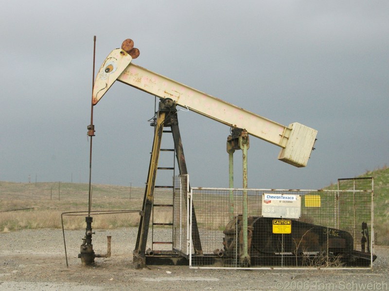 Oil pump, mouse, Iron Zoo, Fresno County, California