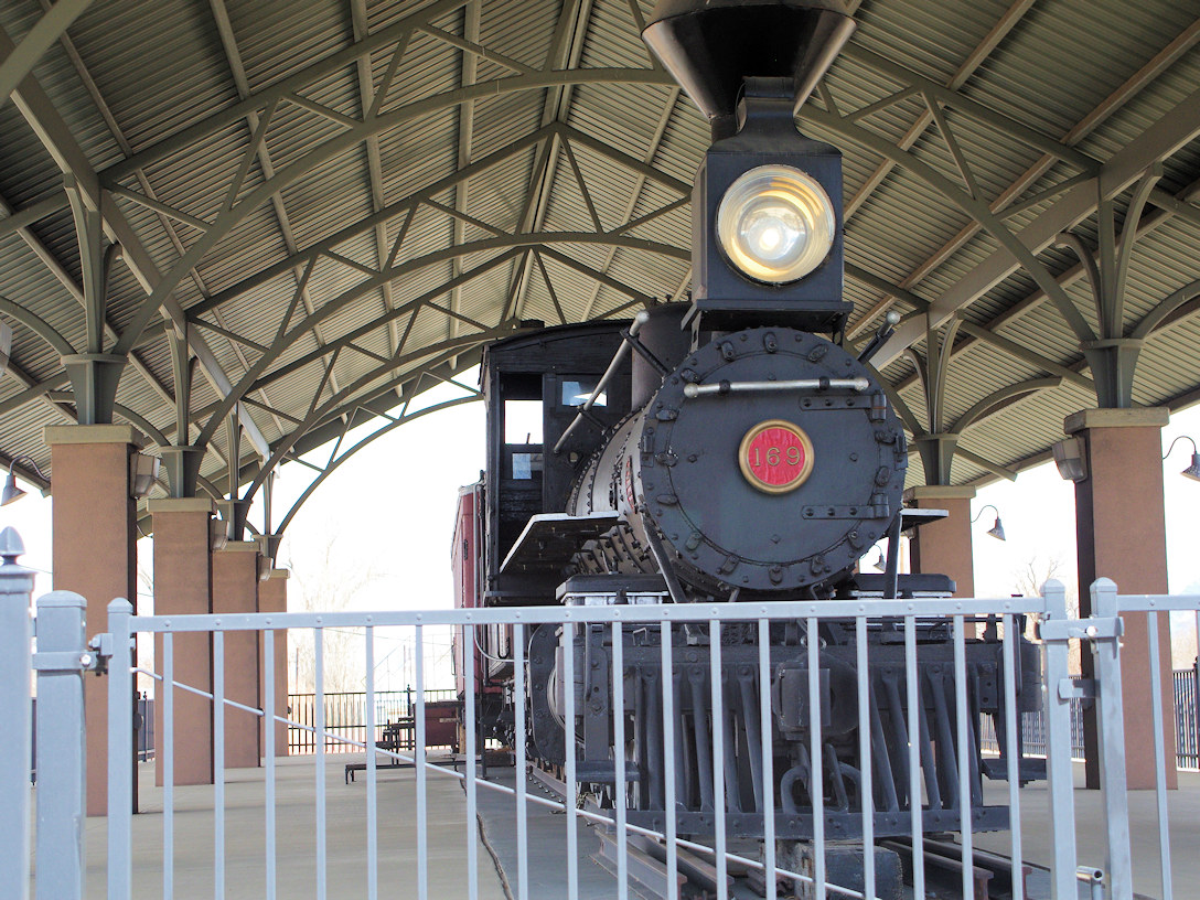 D&RGW 169 on display at Cole Park in Alamosa