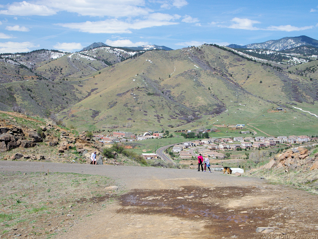 Top of the quarry road.