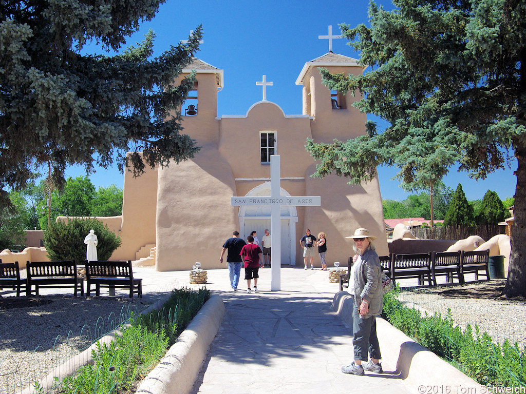 New Mexico, Taos County, San Francisco de Asissi Church