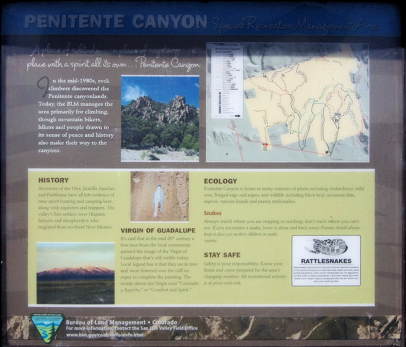 Colorado, Saguache Canyon, Penitente Canyon