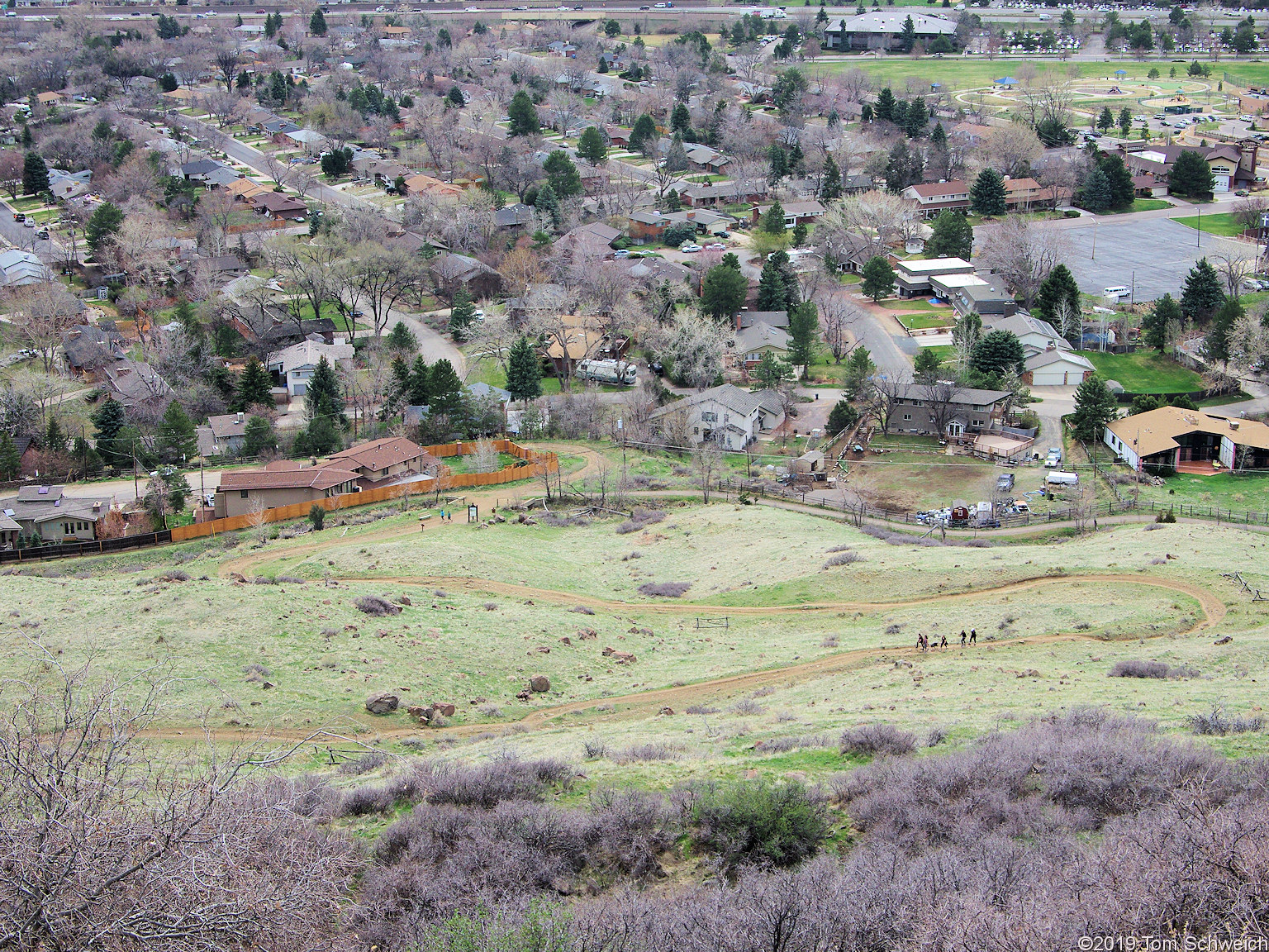Colorado, Jefferson County, South Table Mountain, Cretaceous Trail, Tertiary Trail