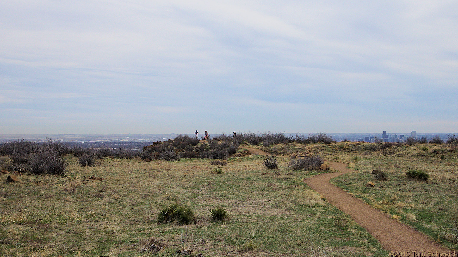 Colorado, Jefferson County, South Table Mountain, Cretaceous Trail, Tertiary Trail