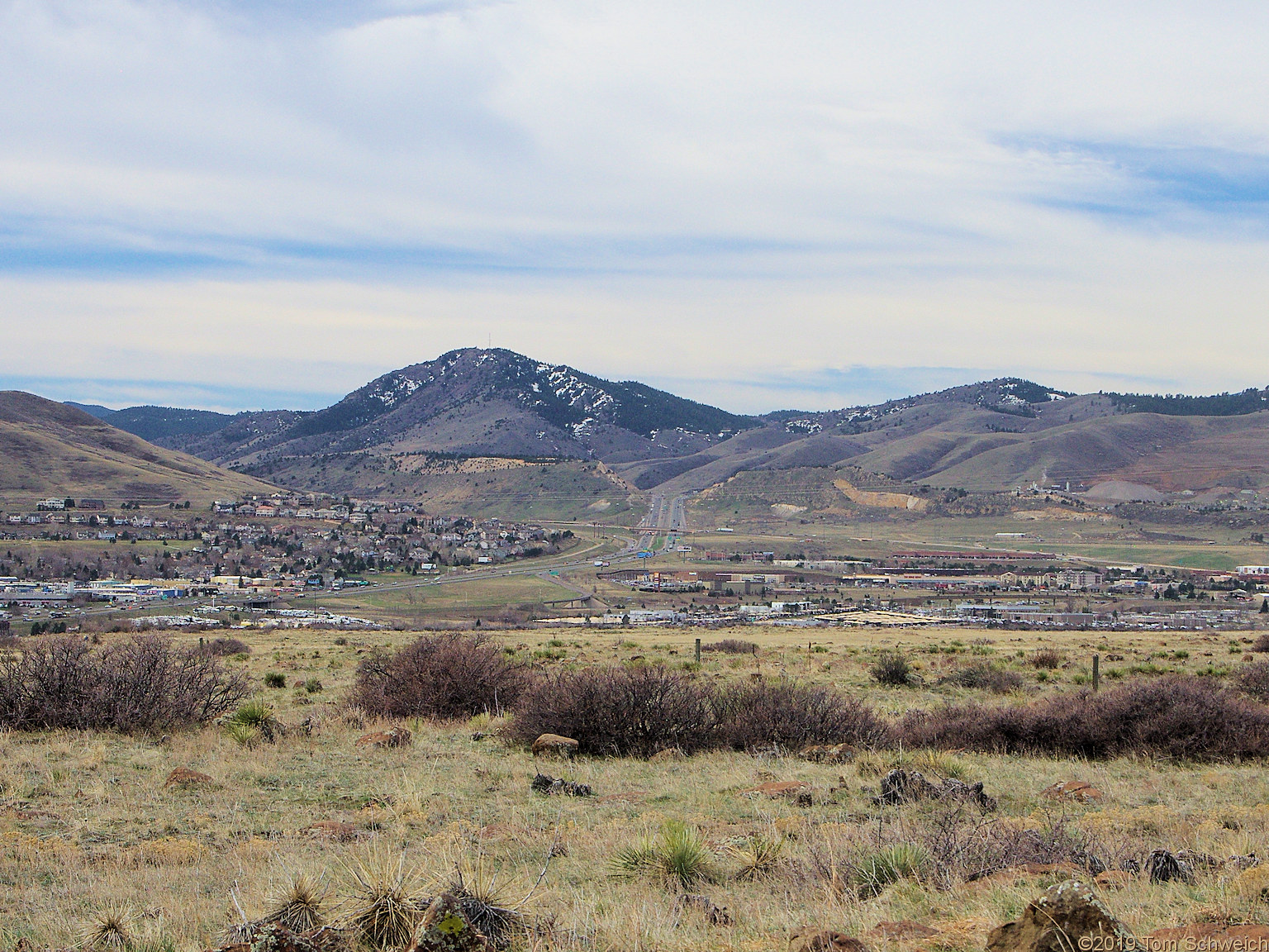 Colorado, Jefferson County, South Table Mountain, Cretaceous Trail, Tertiary Trail