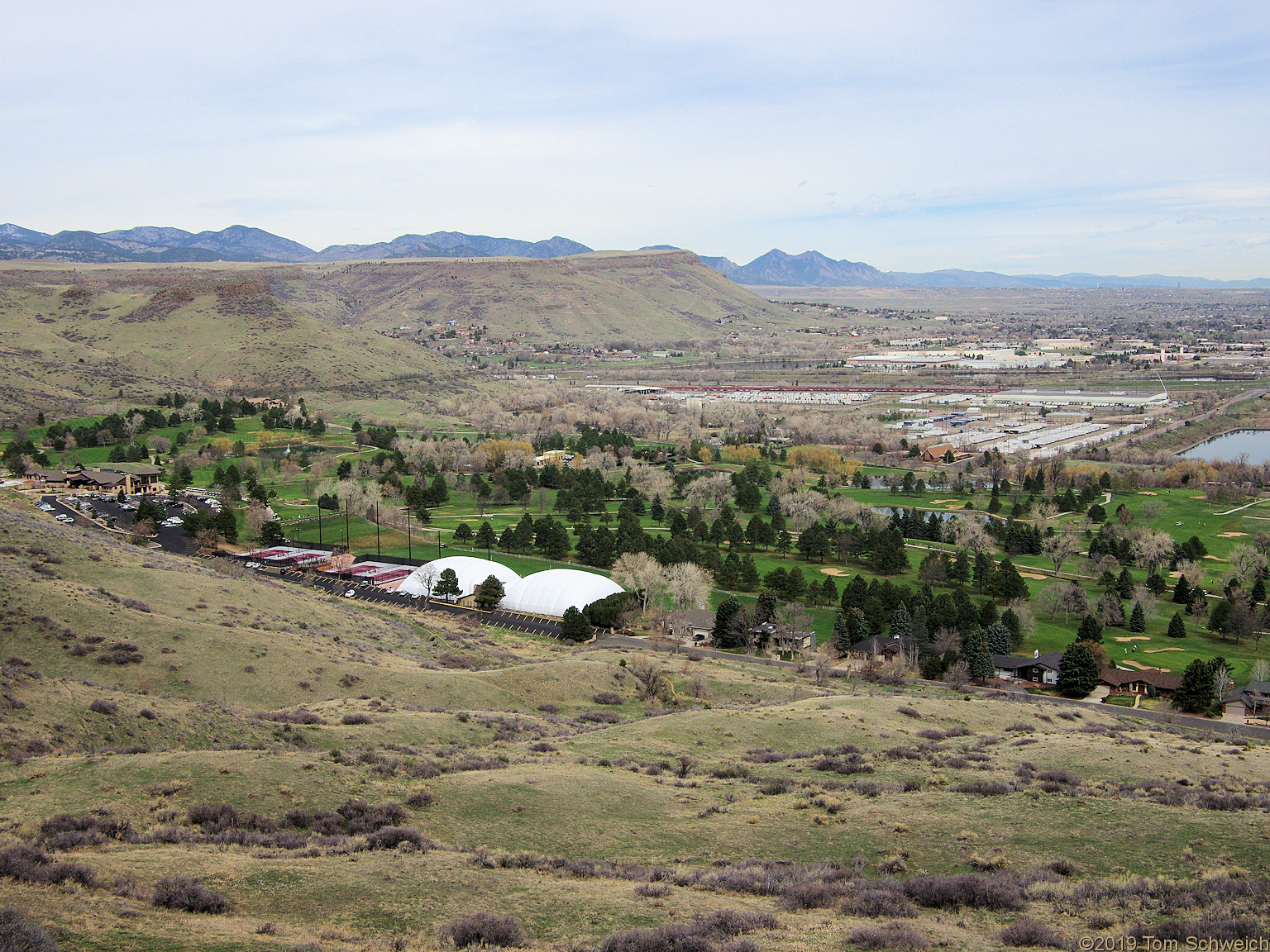 Colorado, Jefferson County, South Table Mountain, Cretaceous Trail, Tertiary Trail