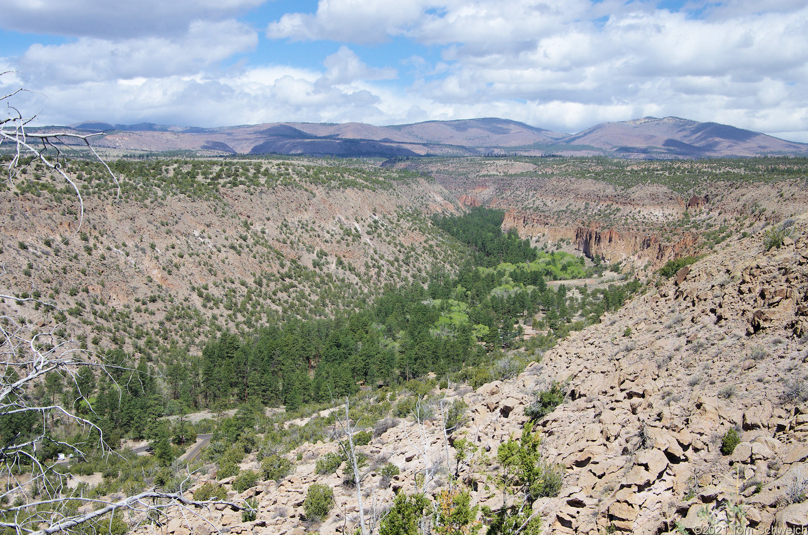 New Mexico, Sandoval County, Bandlier National Monument.