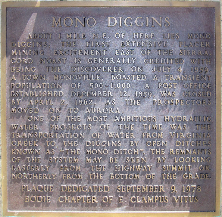 California, Mono County, Mono Diggins