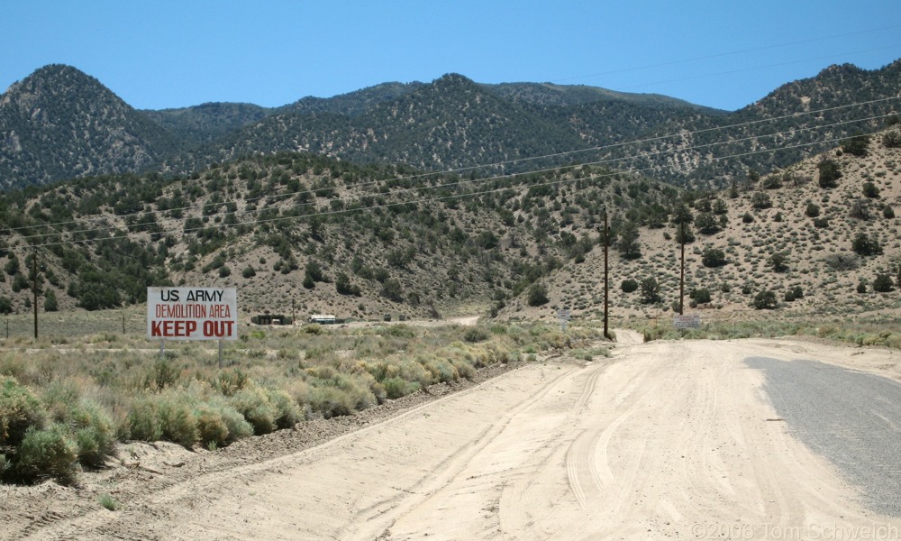 Army Demolition Area, Mineral County, Nevada