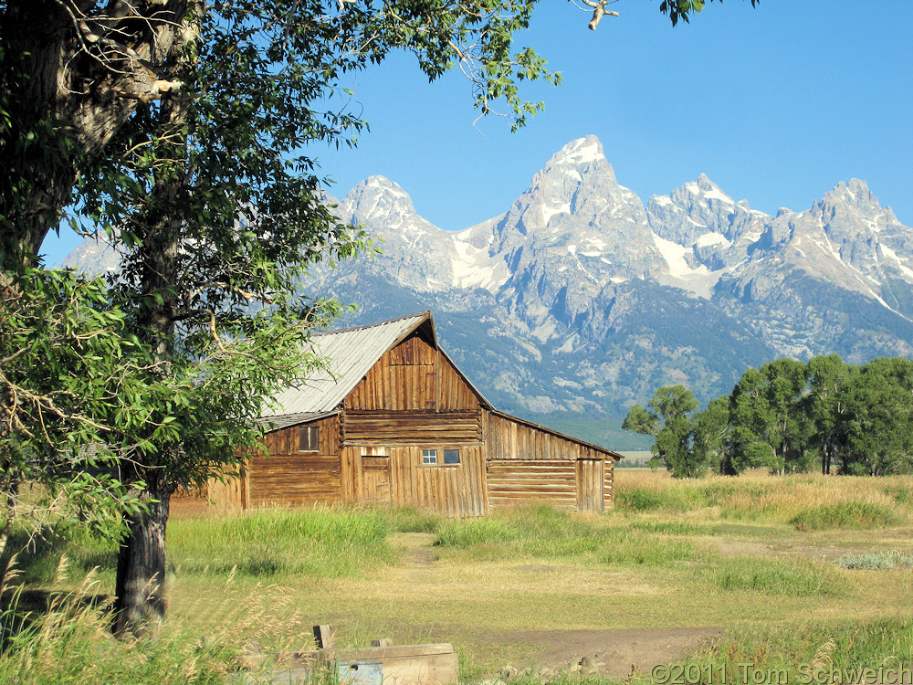 Wyoming, Teton County, Mormon Row