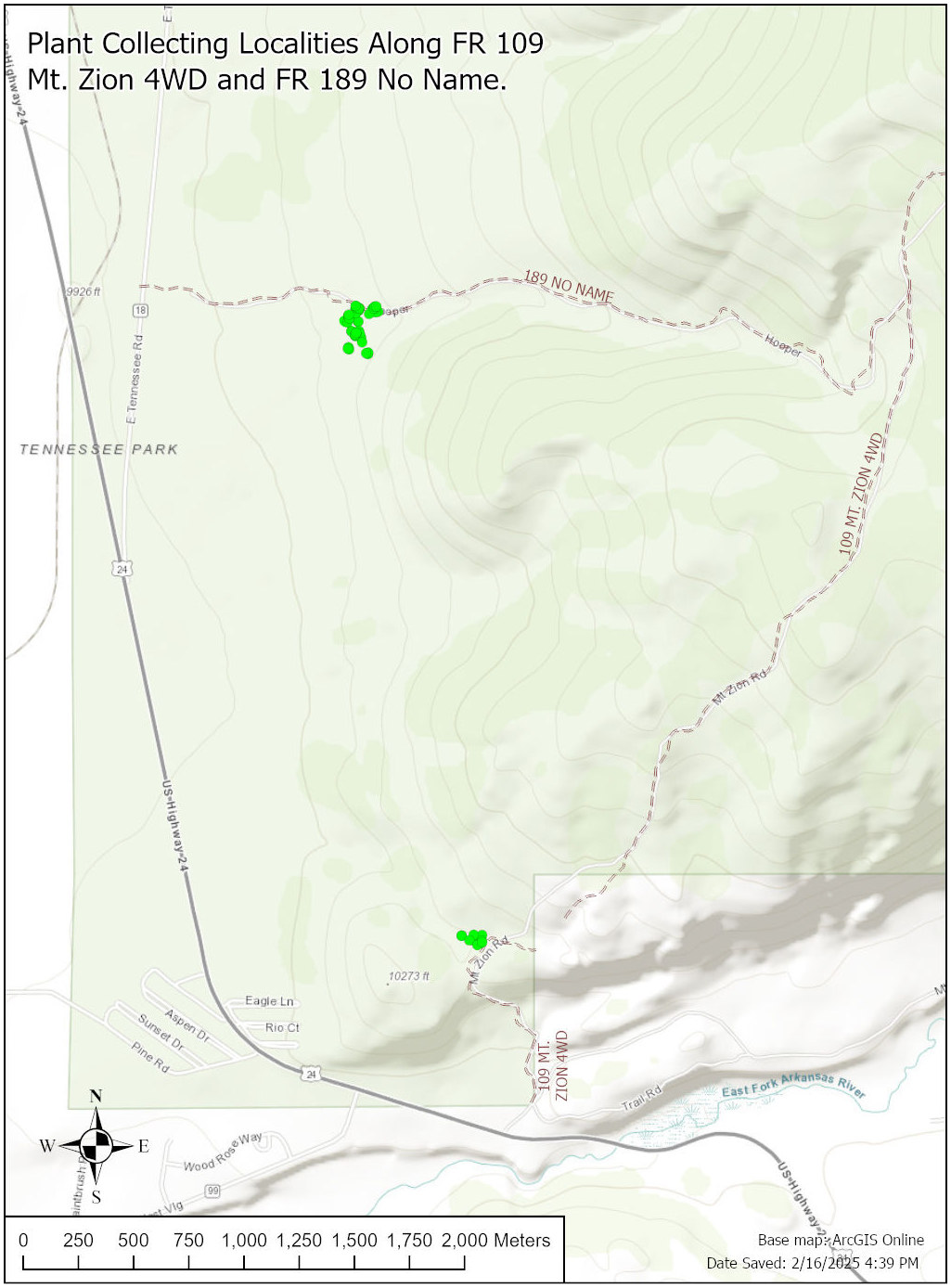 Colorado, Lake County, Forest Road 189